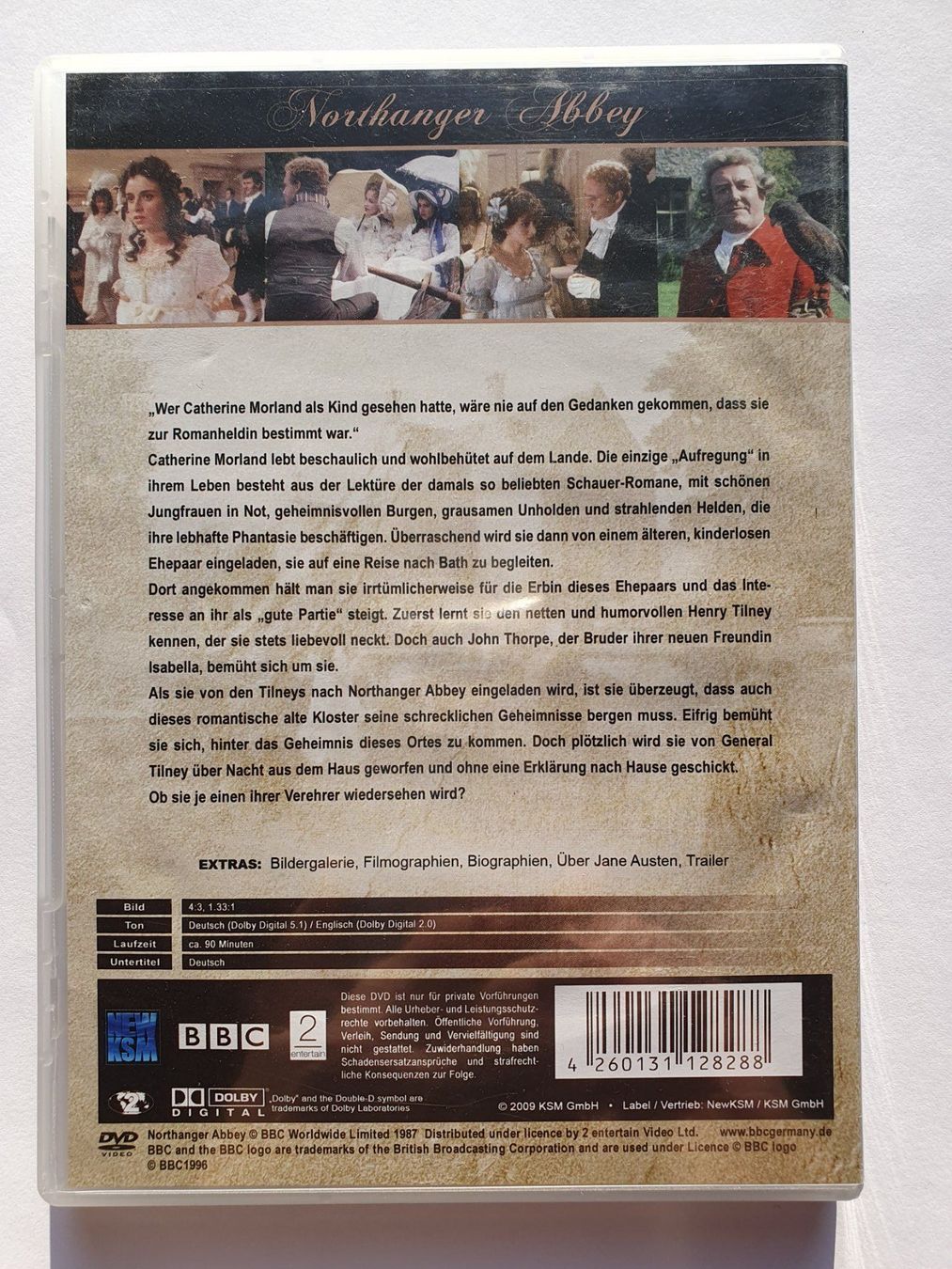 Tutti i DVDs: DVD - Northanger Abbey - Jane Austen - BBC – Usato da St. Margarethen TG venduto da Schachmatt 1