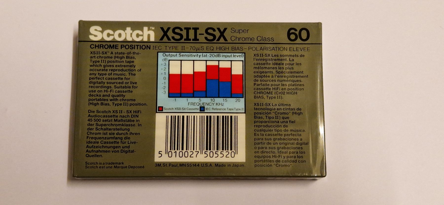 Kompaktkassetten: Scotch XSII-SX 60 Audio Kassette, Neu und Eingeschweißt – Neu und originalverpackt aus Zürich von  3