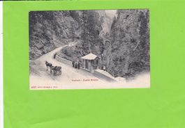 Viamala-zweite Brücke-Pferdefuhrwerk-belebt