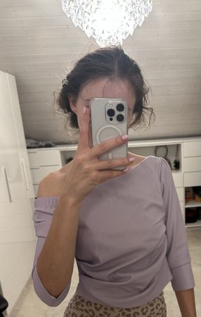 ZARA Oberteil Lila Grösse S guter Zustand