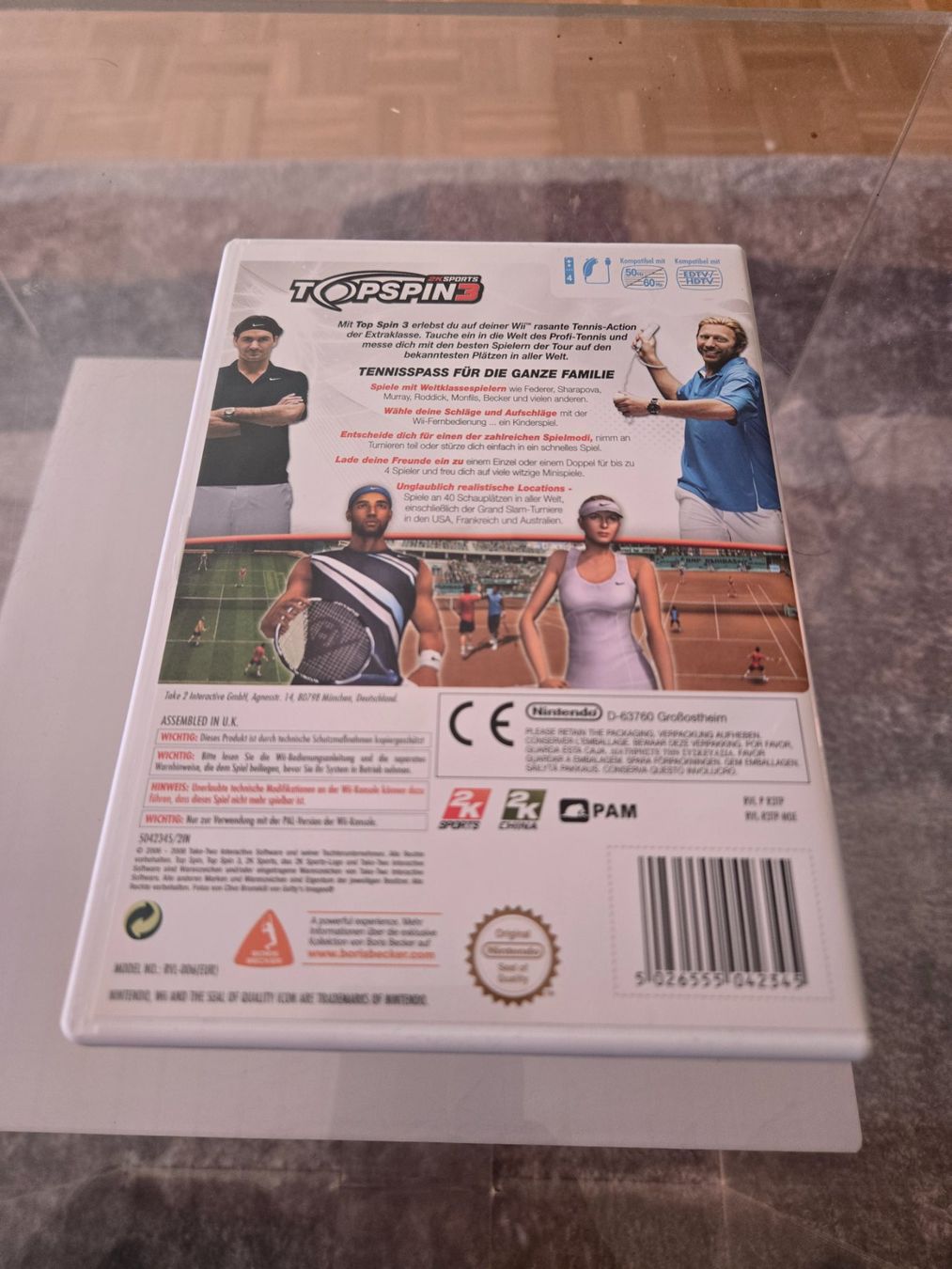 Spiele: Top Spin 3 Nintendo Wii – Gebraucht aus Bussigny von Kfdlt 1