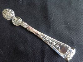 * PINCE A SUCRE JEZLER MUGUET ARGENT 800 COMME NEUF
