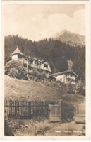 SAAS: Pension Waldhof, Foto-AK Fridli Zürich 1931