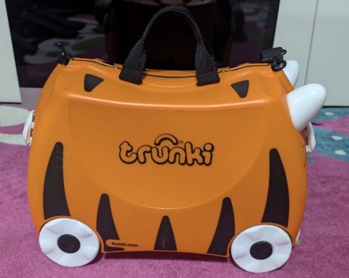 Trunki Reisekoffer: Trunki Tipu Tiger Hartschalenkoffer – Gebraucht aus Triesenberg von dom_hd56 2