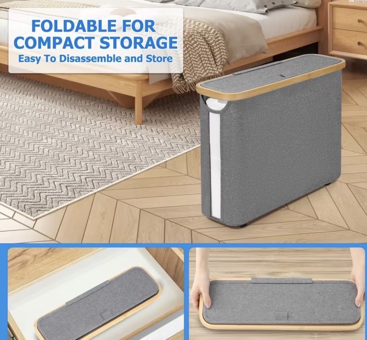 Altro in Decorazioni & Accessori: Bac  pliable gris avec couvercle pour papier Qc – Nuovo (secondo la descrizione) da Chenens venduto da anasantos90