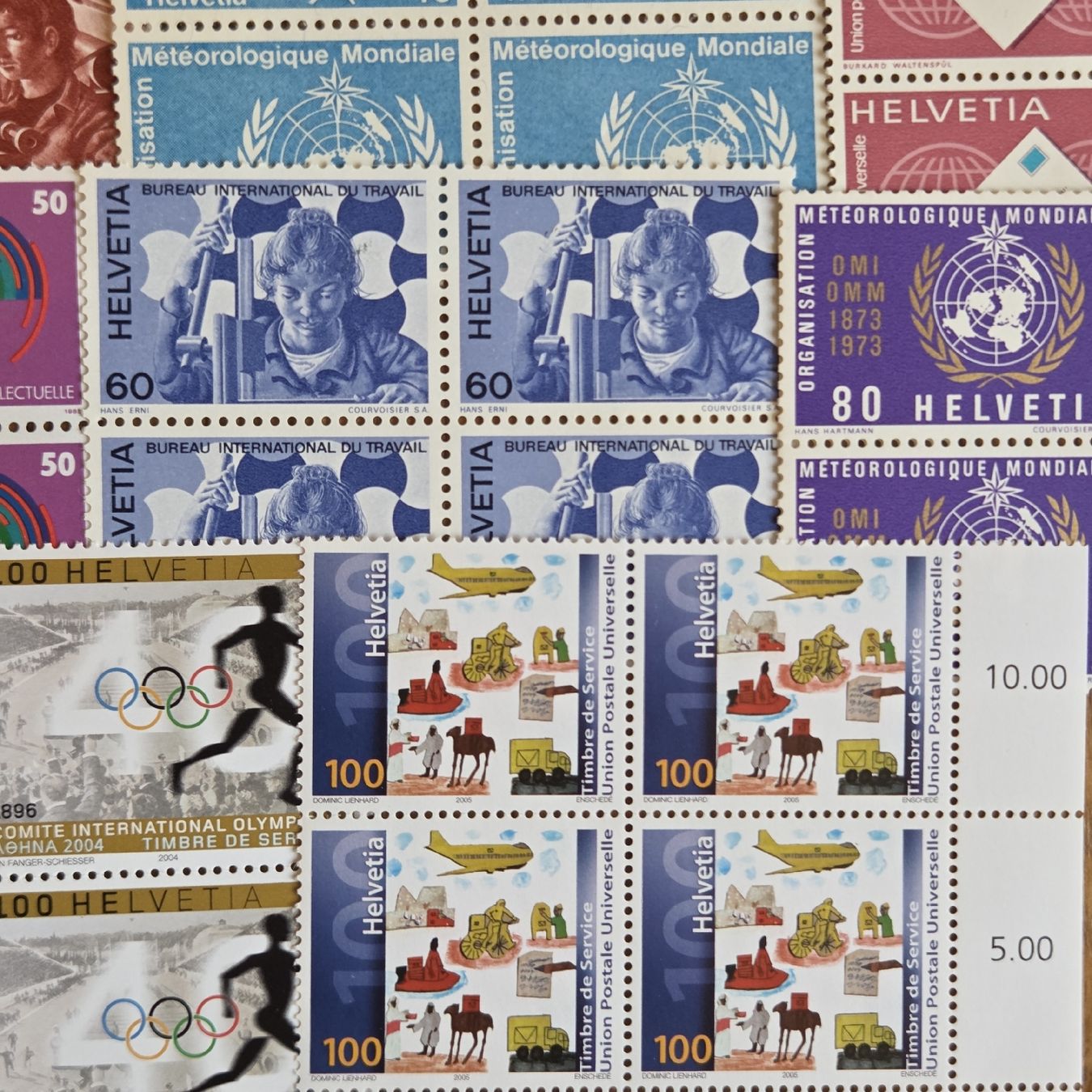 Alle Briefmarken: Briefmarken Postfrisch Wert 124 Fr. – Gebraucht aus Stans von Ducati16 5