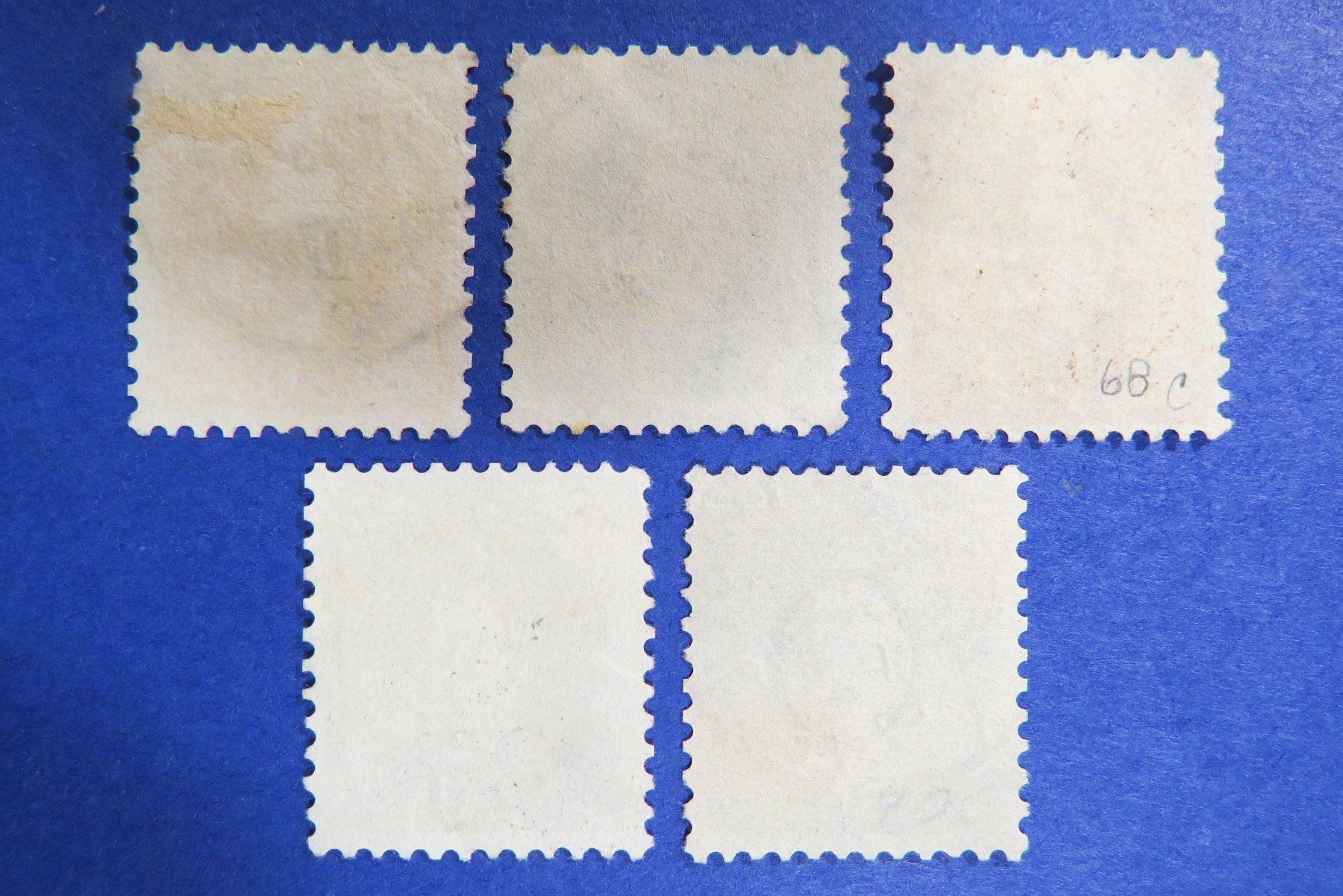 Tutti i francobolli: Teil-Serie Nr.66C-70C, 5 Werte - SBK: 305.-. – Usato da Brunnen venduto da Kumari 3