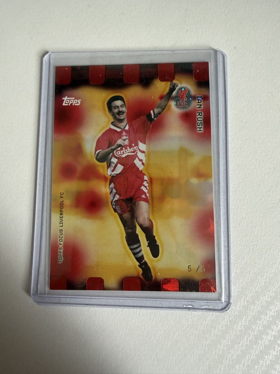 Topps Carte collezionabili: Ian Rush 5/5 topps liverpool team focus bookend – Nuovo (secondo la descrizione) da Lichtensteig venduto da rob_cl8g