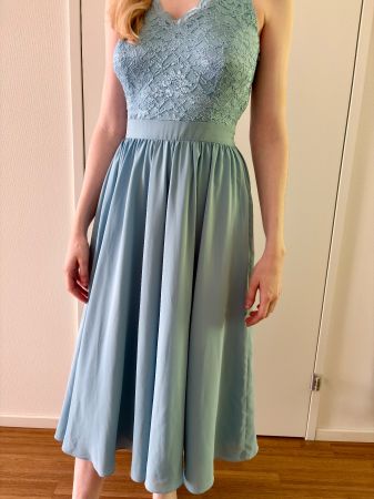 Blaues Cocktailkleid Gr. 36