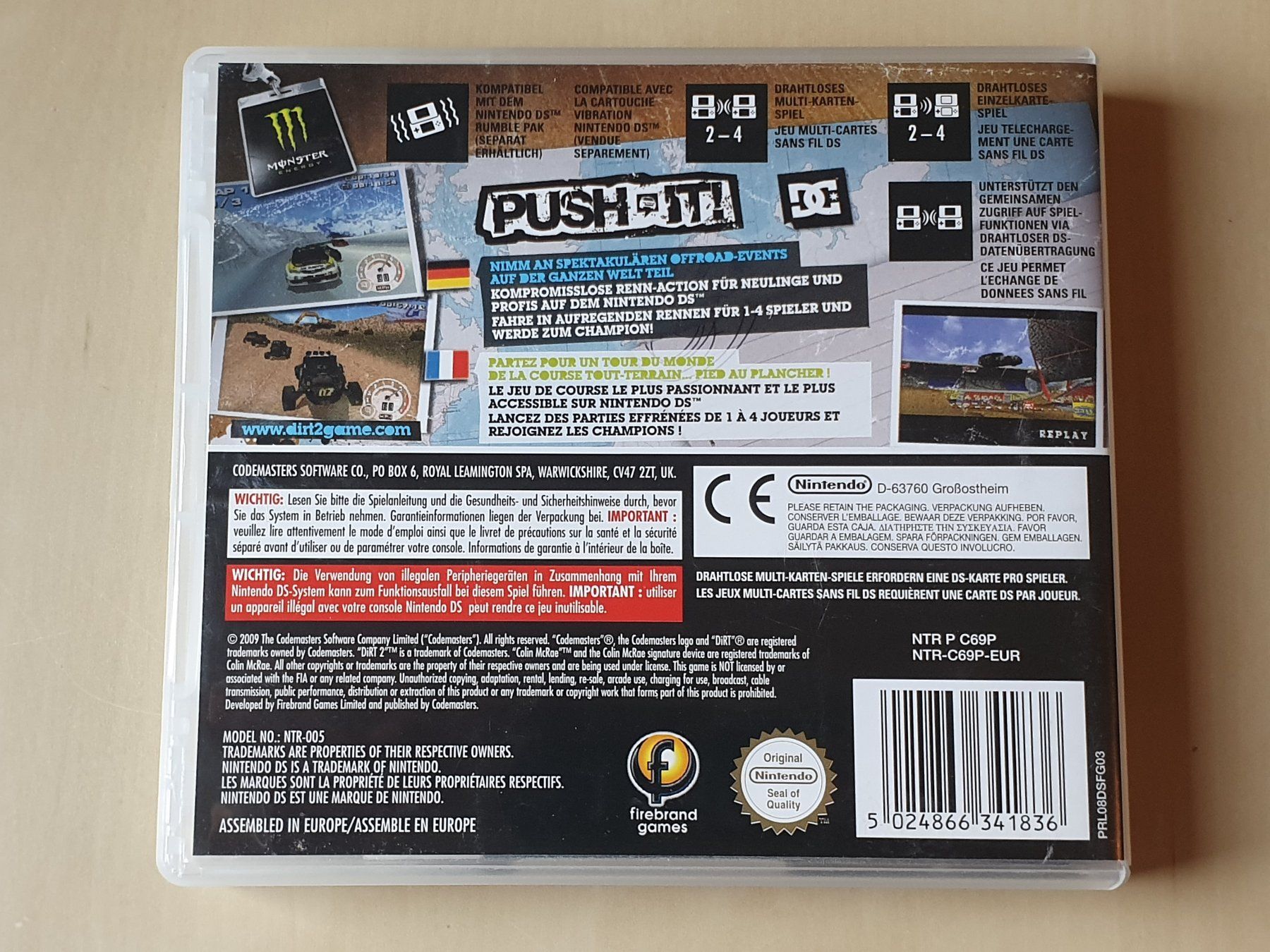 Nintendo Giochi: Colin McRae Dirt 2 – Usato da Stansstad venduto da collectorsshop 1