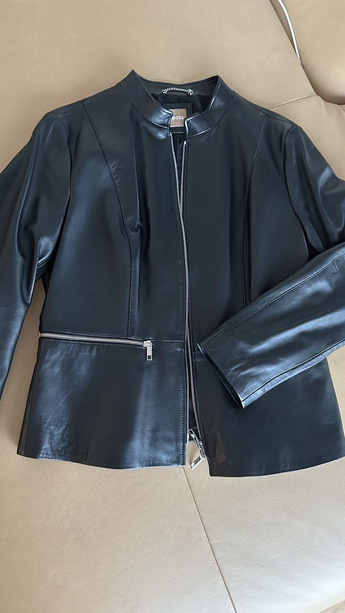Jacken: NEUE Lederjacke BOSS - Damen schwarz – Neu und originalverpackt aus Zürich von jel_5hwc 1