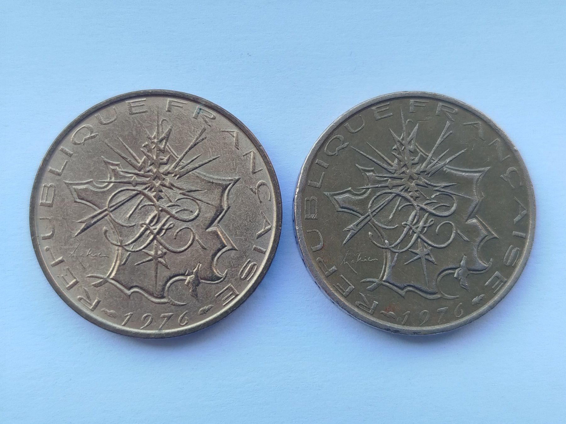 Toutes les monnaies: 2 X 10 FRANCS MATHIEU 1976 – D'occasion à Wettingen par Colorup 1