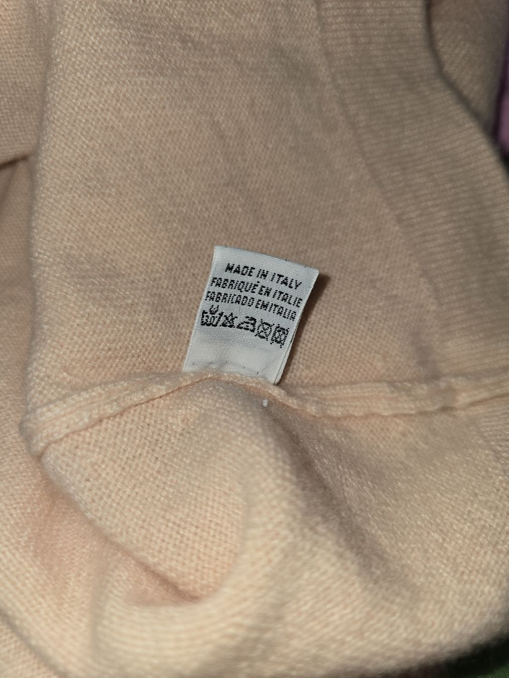 Canottiere & Pantaloni: maglia puro cachemere rosa – Nuovo (secondo la descrizione) da calpiogna venduto da dadalter 6