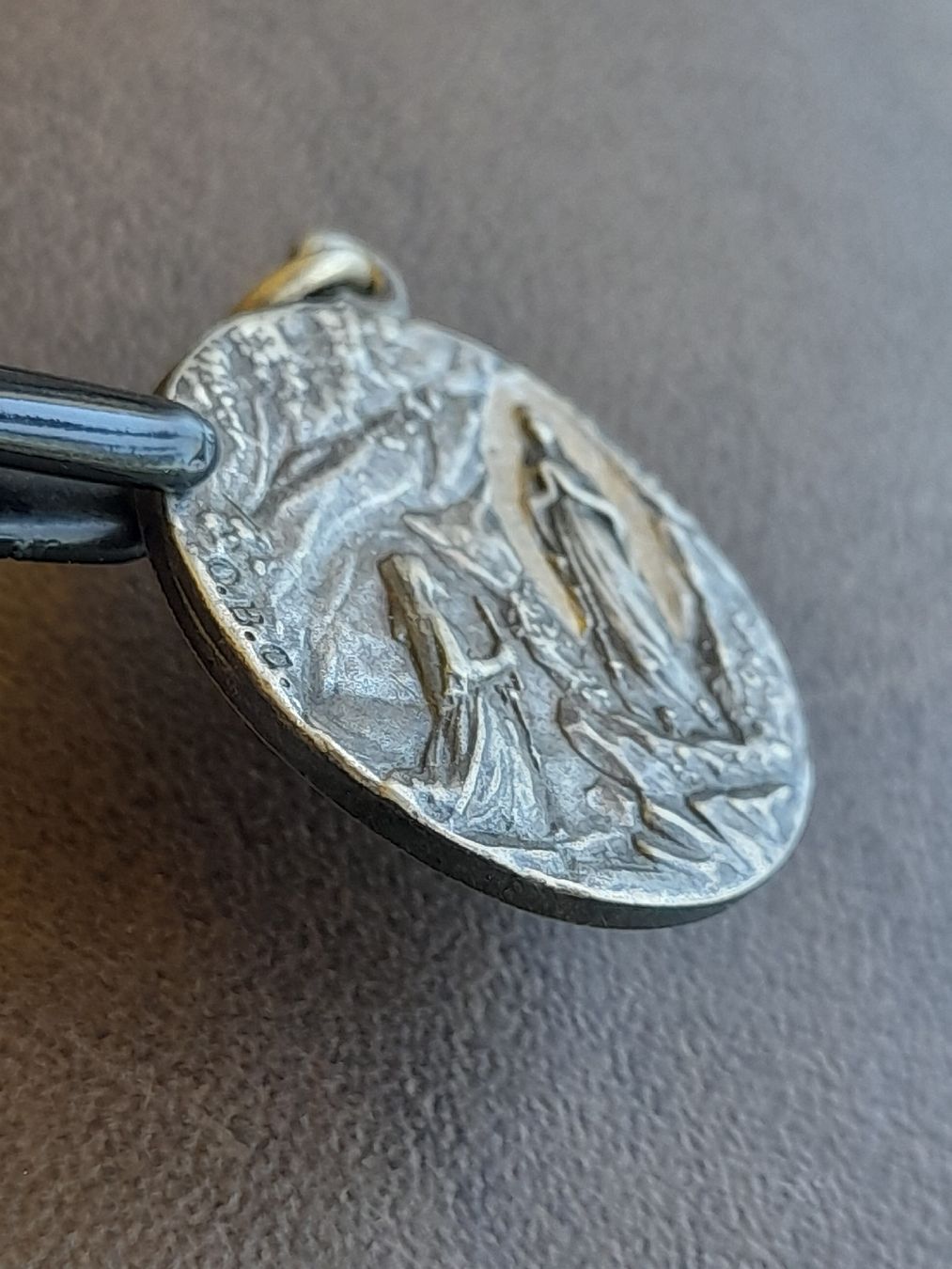 Medaglie: Antike religiöse Medaille 1858 - 1908 Lourdes – Usato da Basel venduto da Basel_20 2