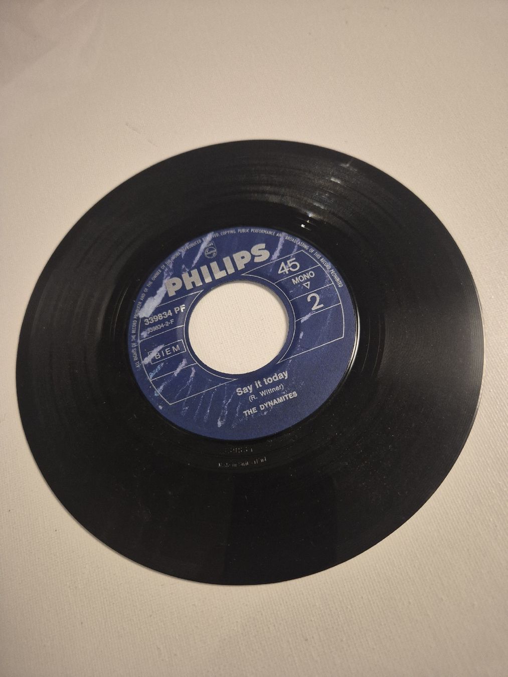 Schallplatten: The Dynamites -  Right Down / Say it today - Single , CH – Gebraucht aus Uster von newwave0 3