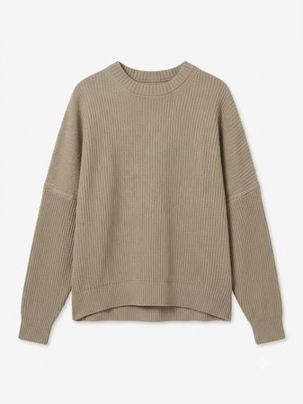 Reternity Strickpullover beige Grösse M 