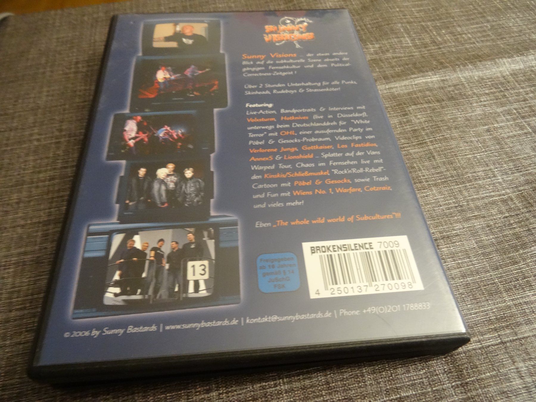 Tutti i DVDs: Sunny Visions DVD Punkrock – Usato da Olten venduto da Disc-Verkauf 2