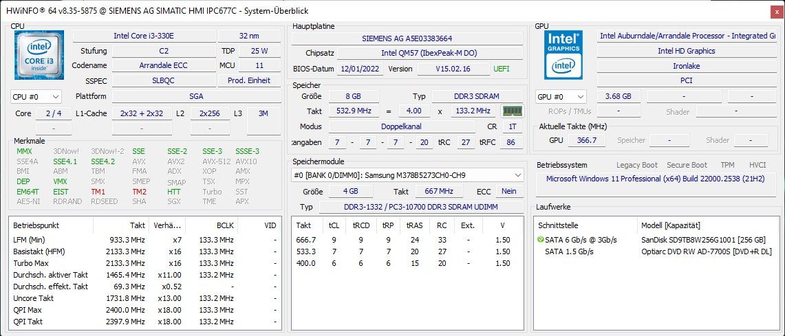 Siemens Elektronikbauteile: 2-Stk.  SIEMENS SIMATIC HMI IPC677C 19" Touchscreen – Gebraucht aus Dagmersellen von pejka 5
