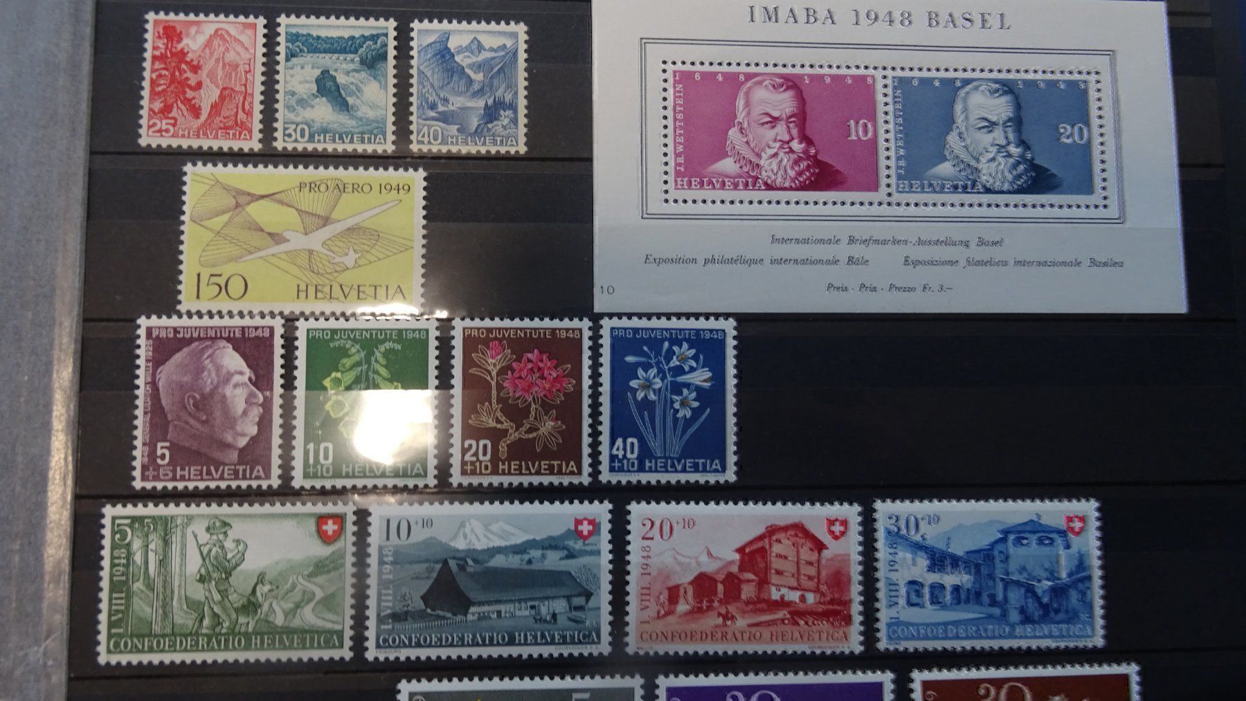 Tutti i francobolli: LOT ALTSCHWEIZ; POSTFRISCH AB 1948 plus – Nuovo (secondo la descrizione) da Eschenbach SG venduto da eDaisy 2