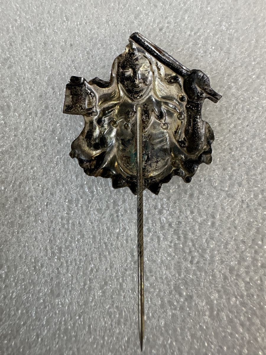 Basler Placchette & Badge: Fasnacht Basel 1911 Noodle versilbert ++ – Usato da Basel venduto da fasnachtsoutlet1965 1