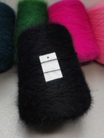 Angora 80% von Biagioli Modesto 370g schwarz nero nero