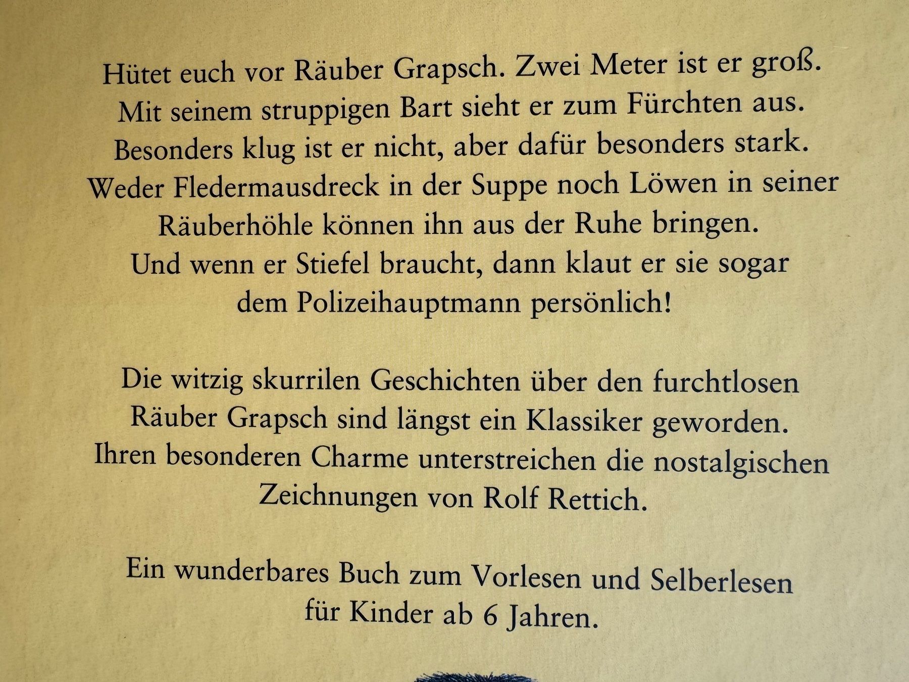 Libri: Das große Buch vom Räuber Grapsch – Nuovo (secondo la descrizione) da Aarau venduto da Kilauea 2