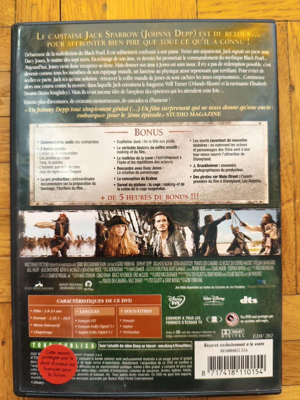 Tutti i DVDs: Pirates des Caraïbes  – Usato da Renens VD venduto da kollar7 1
