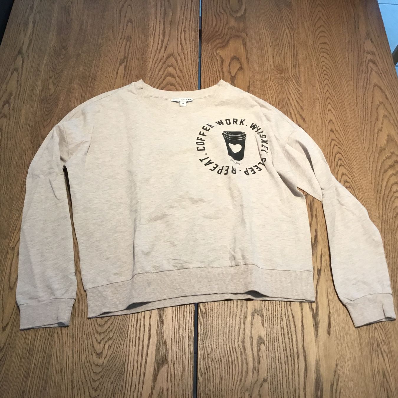 Maglioni & Felpe: Pullover Gr. M mit coolem Spruch Kaffee-Print – Usato da Würenlos venduto da Chicca2004 1