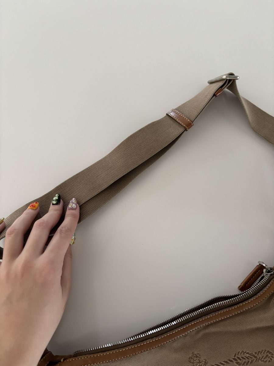 Prada Taschen: Prada Beige Bag - Canvas & Leather – Gebraucht aus Bulle von lalooo 3