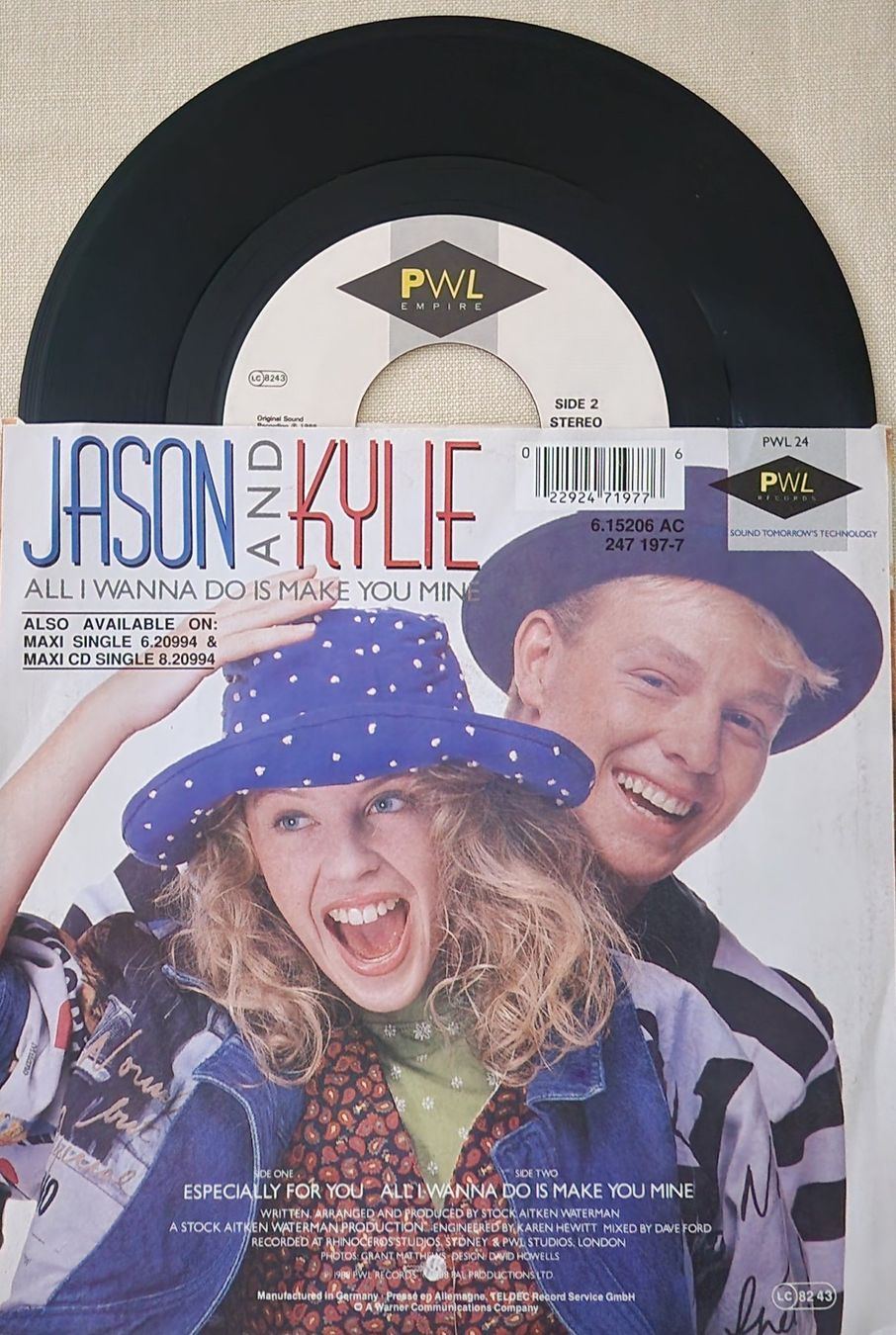 Schallplatten: Kylie-And-Jason Single - Especially-For-You – Gebraucht aus Root von atelier22