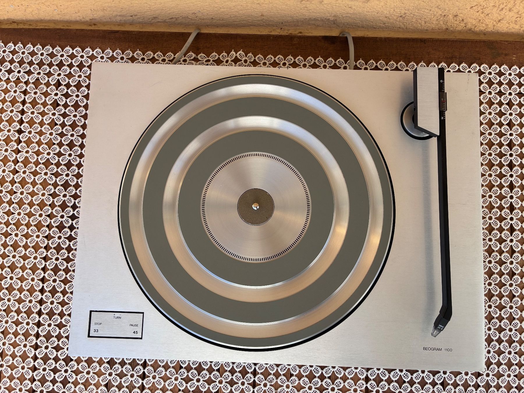 Bang & Olufsen Giradischi: Restored B&O Beogram 1100 . – Usato da Zürich venduto da HiFiAtelier 2