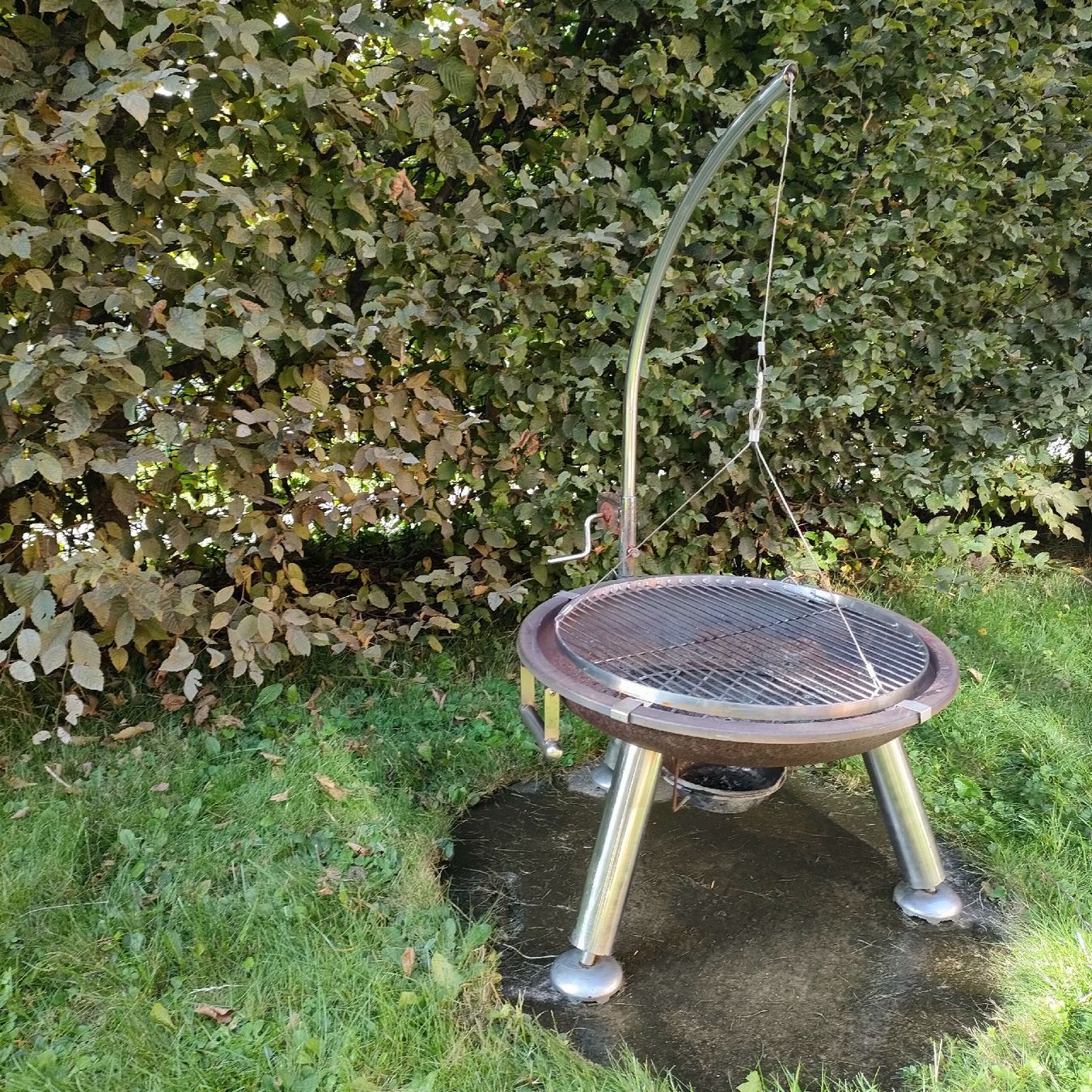 Feuerschale: Schwenkgrill mit Feuerschale  – Gebraucht aus Speicher von Indigoblau_3 4