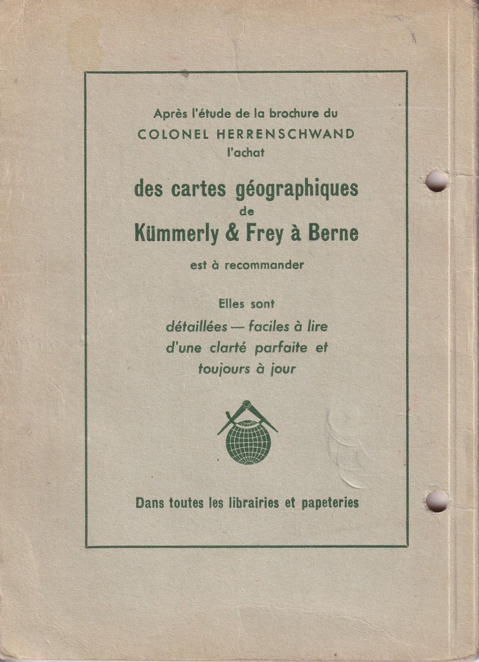 Libri: Etude Terrain - Lecture des Cartes Kummerly & Frey – Usato da Bern venduto da scorpionmaximus 1