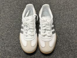 Adidas Samba Sneaker weiss silber Grösse 38 gebraucht