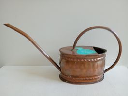Kupfer Giesskanne Vintage 0.7 L Handarbeit  Dicht mit Patina