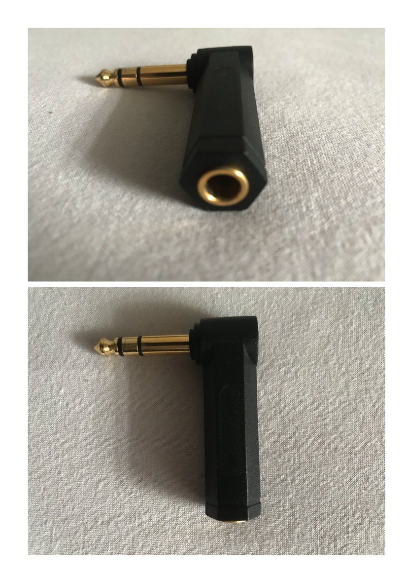 Unità & Adattatore: Gewinkelte Stereoadapter 6.3 mm – Usato da Winterthur venduto da tbuyer