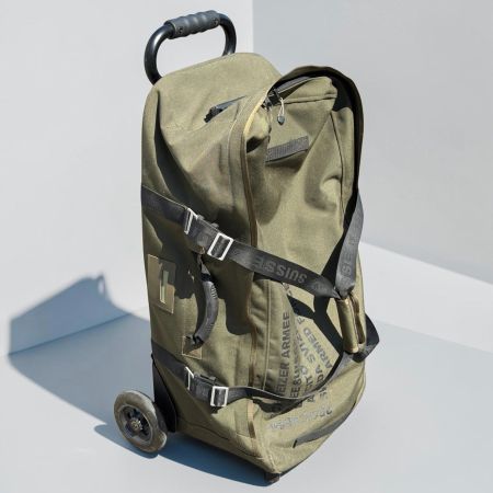 Sac de transport à roulettes Mutterschiff de l'armée suisse