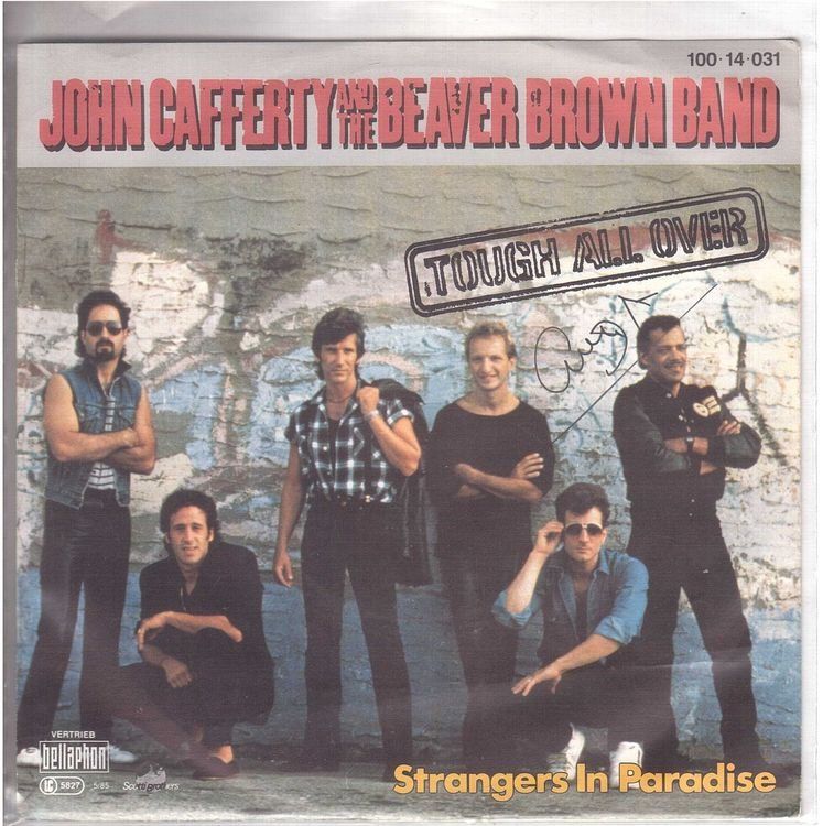 Vinyles: John Cafferty  --  Tough all over  Single7 – D'occasion à Rheinau par asteng