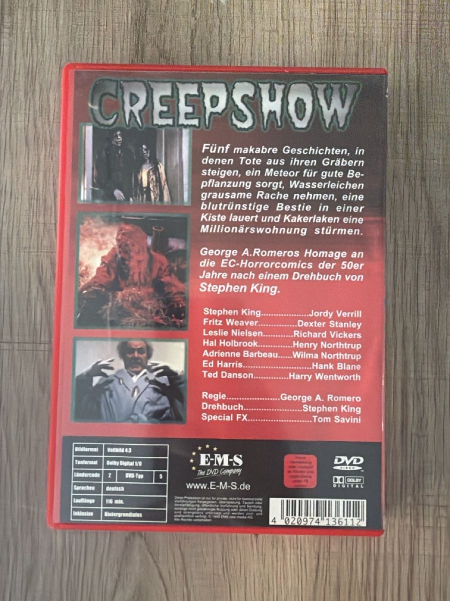 Tutti i DVDs: Creepshow (1982) DVD – Usato da Hagendorn venduto da masterchieff 1