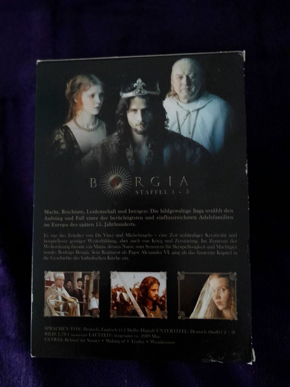 Tutti i DVDs: BORGIA GESAMT-EDITION 1-3 – Usato da Aesch BL venduto da Burschi59 2