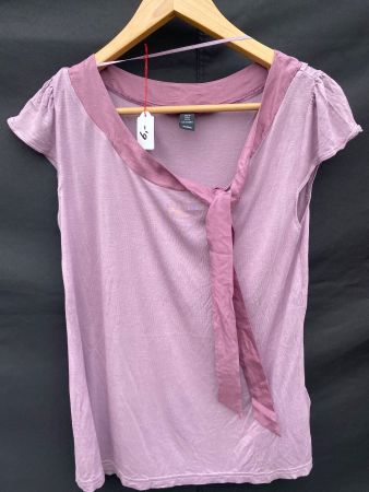 H&M Seidenshirt, altrosa, Gr. M