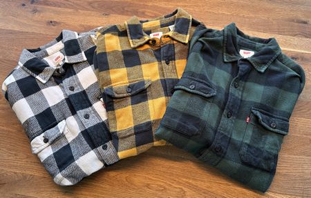 3 Levi's Flanellhemden kariert Grösse M
