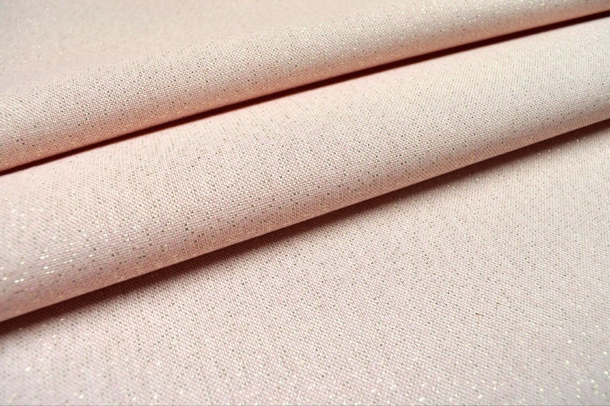 Tessuti: Dekostoff Gold-Glitzer - Rosé – Nuovo (secondo la descrizione) da Muttenz venduto da Benet01