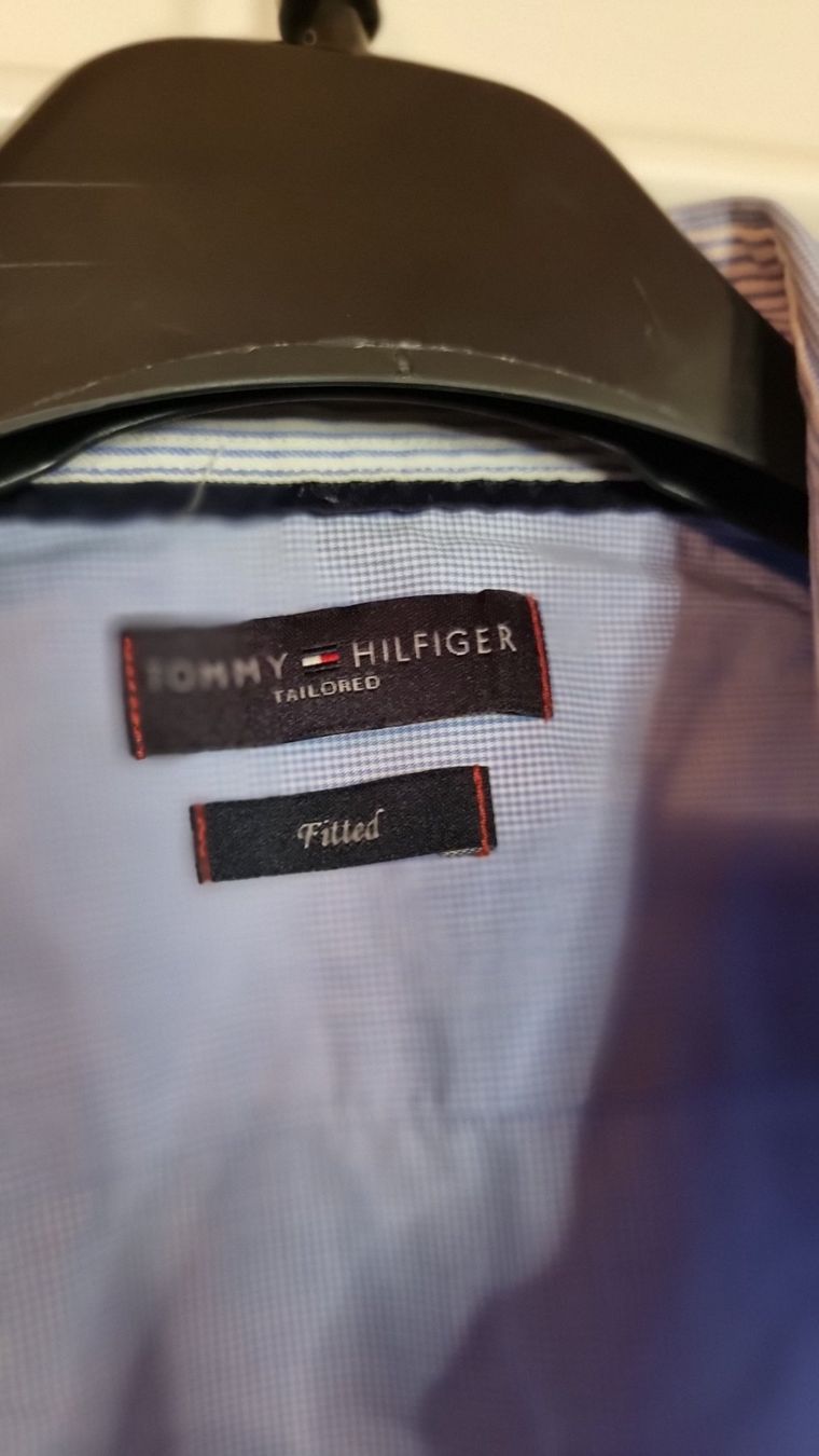 Tommy Hilfiger Camicie: Tommy Hilfiger Herrenhemd Gr. 41/16 Fitted – Usato da Wald ZH venduto da CapLux 1