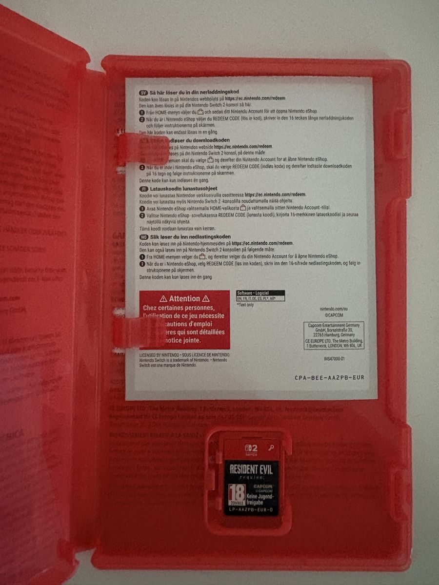 Giochi: Resident Evil Requiem - Nintendo Switch 2 – Usato da Bern venduto da marinXII 1