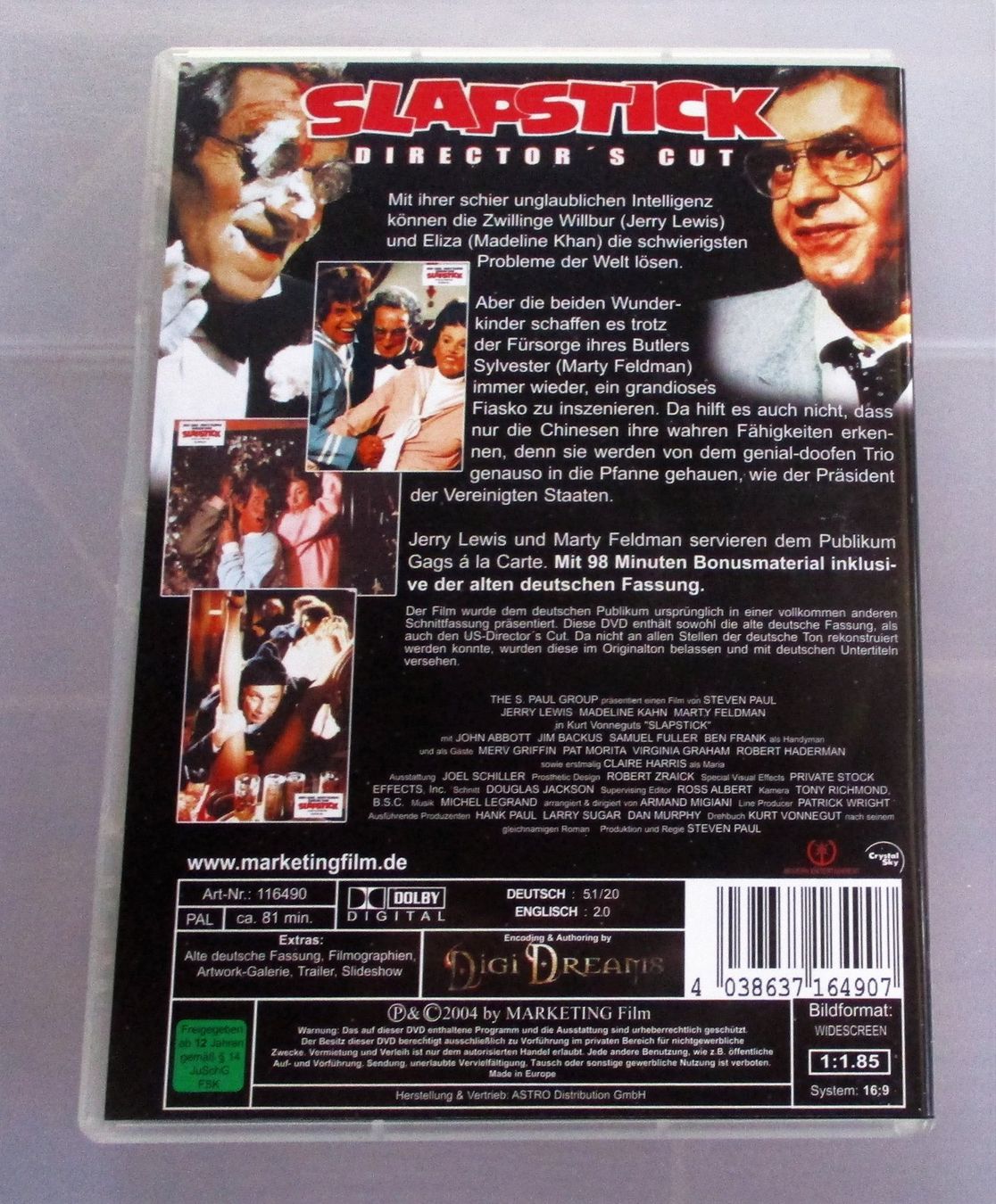 Tutti i DVDs: SLAPSTICK - Jerry Lewis/Marty Feldman – Usato da Wattwil venduto da Muriel10 1