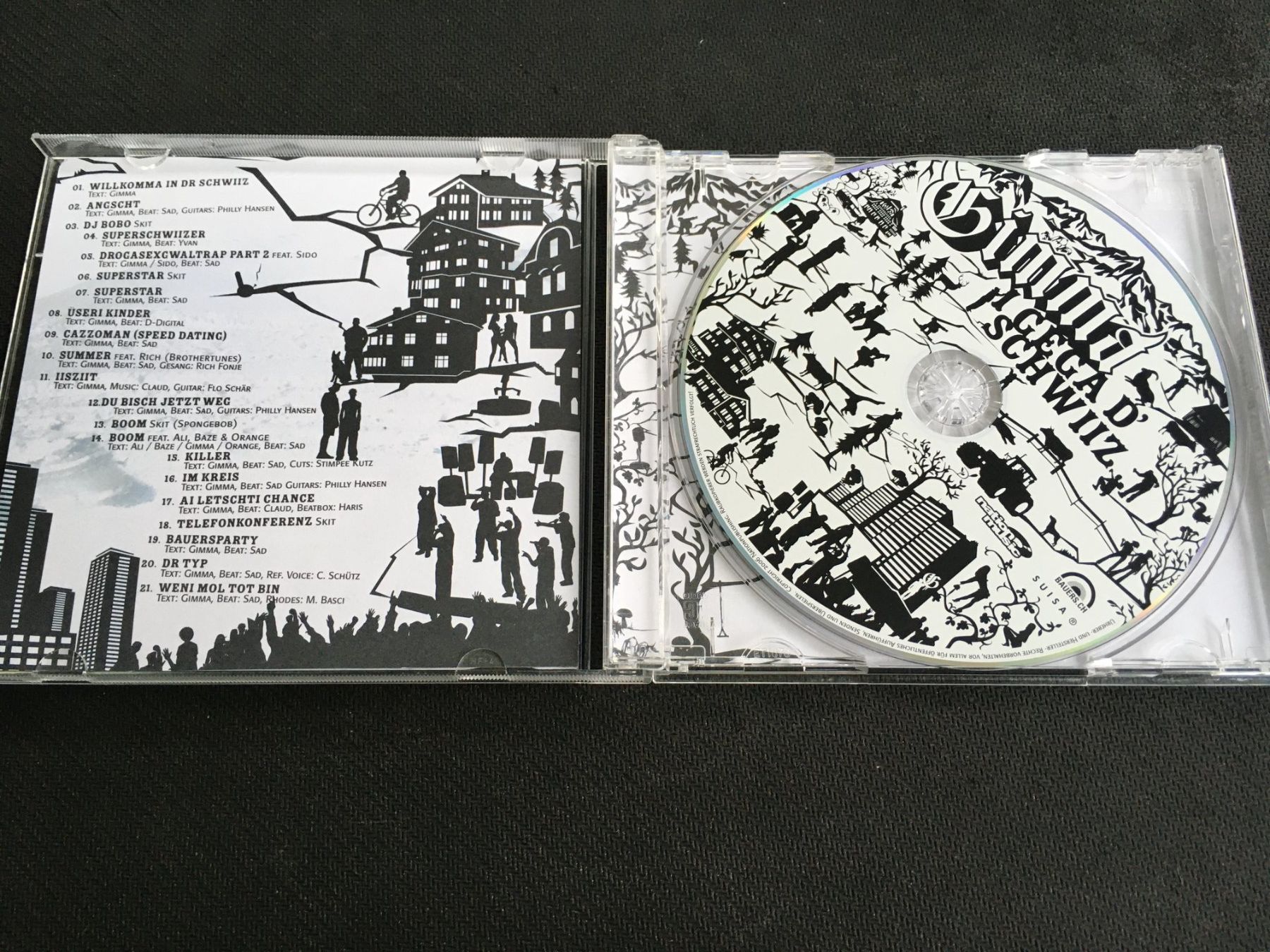 CD: Gimma - Gega D'Schwiiz -CD- – Usato da St.Gallen venduto da MedienJoe 1