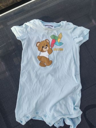 Moschino Baby Body blau Grösse 74 9-12 Monate