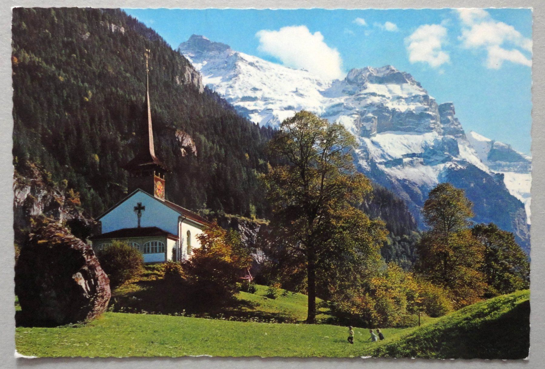 Cartoline postali: Kirche Kandergrund an der BLS – Usato da Fétigny venduto da Billy2miny