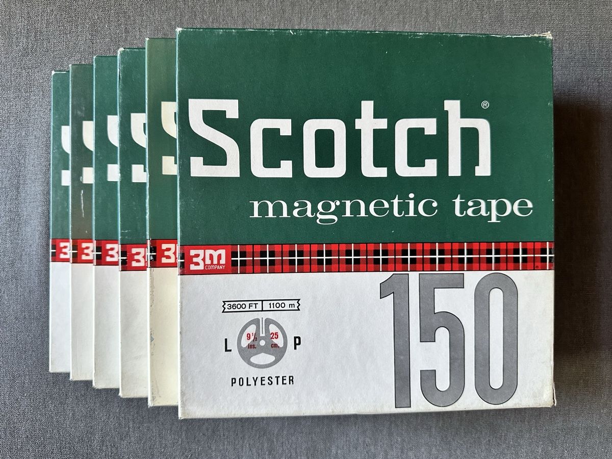 Appareils à bandes: Scotch 150 magnetic tape 7-inch spools 1100m polyester – D'occasion à Fribourg par eni_cnw8